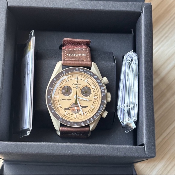 Swatch X Omega Moonswatch Men's Watch --- Saturn
